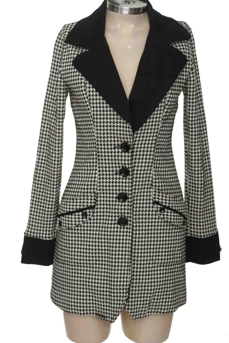 Chaqueta / Abrigo color Negro - Tejidos Modana