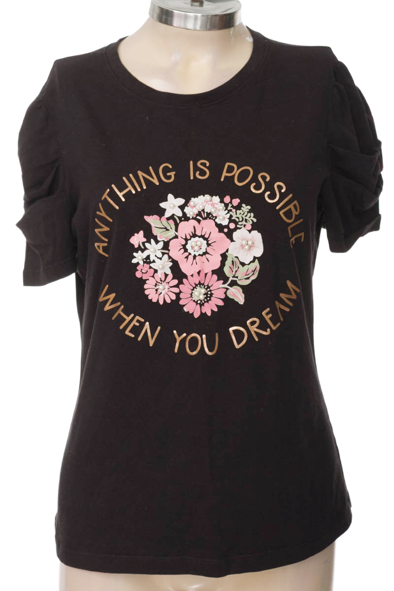 Top / Camiseta color Negro - Story Rose