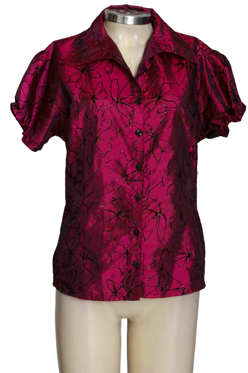 Blusa color Vinotinto - Carolina Endara