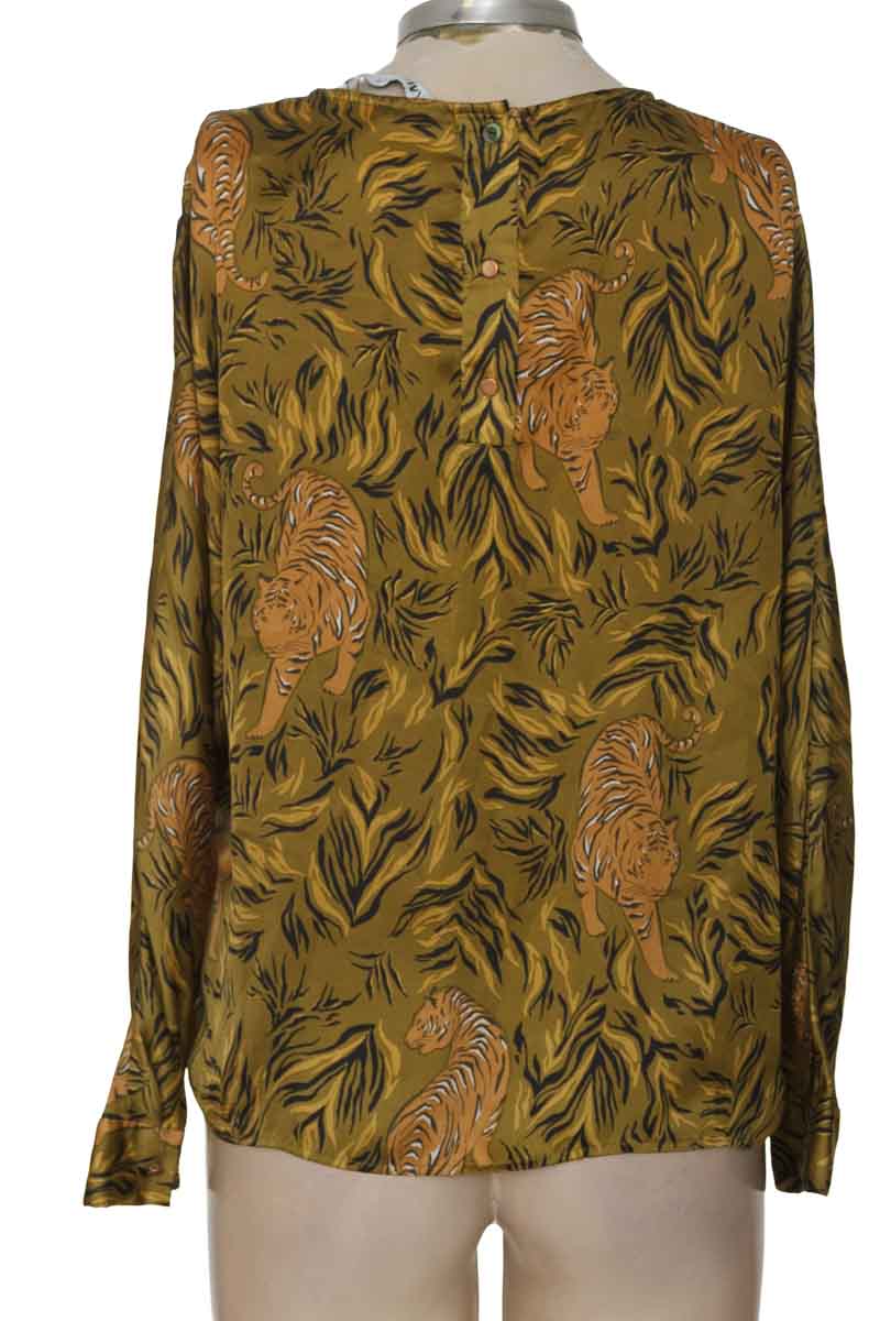 Blusa color Verde - Zara