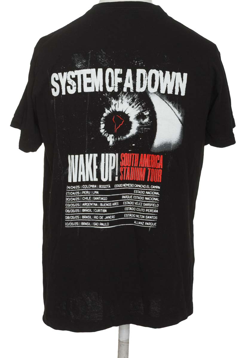 Camiseta color Negro - COTTON AMERICAN