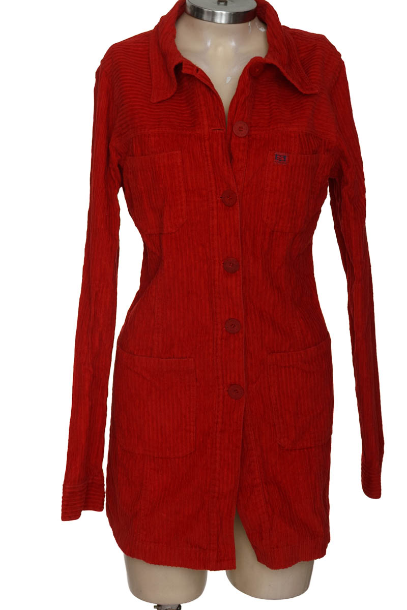 Chaqueta / Abrigo color Rojo - Sisley