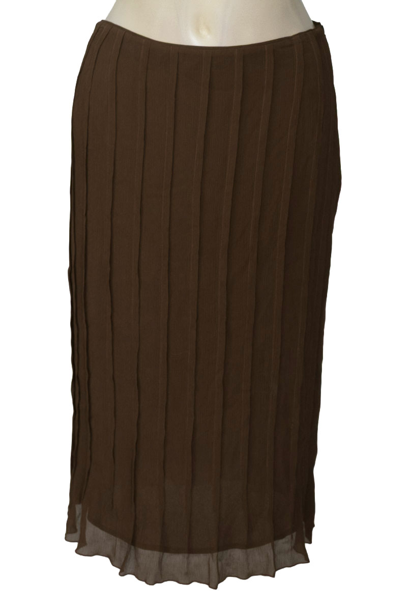 Falda color Café - Anne Klein