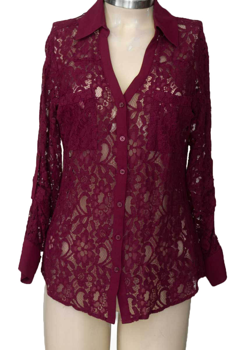 Blusa color Vinotinto - Express