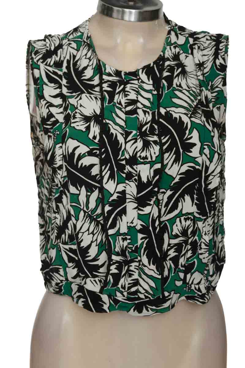 Blusa color Verde - Zara