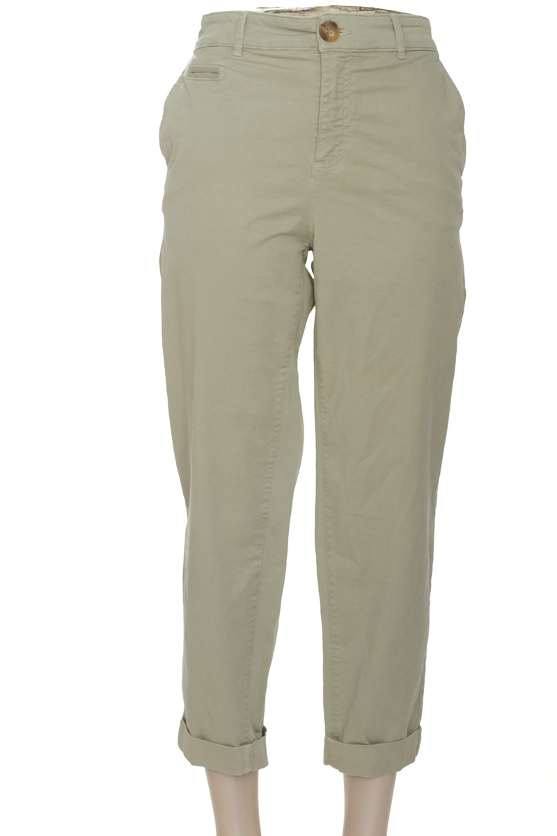 Pantalones color Verde - Zara