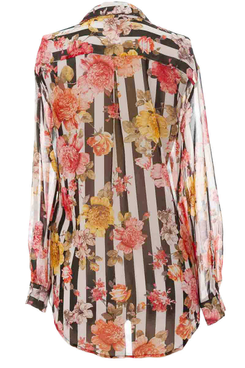 Blusa color Estampado - Zara