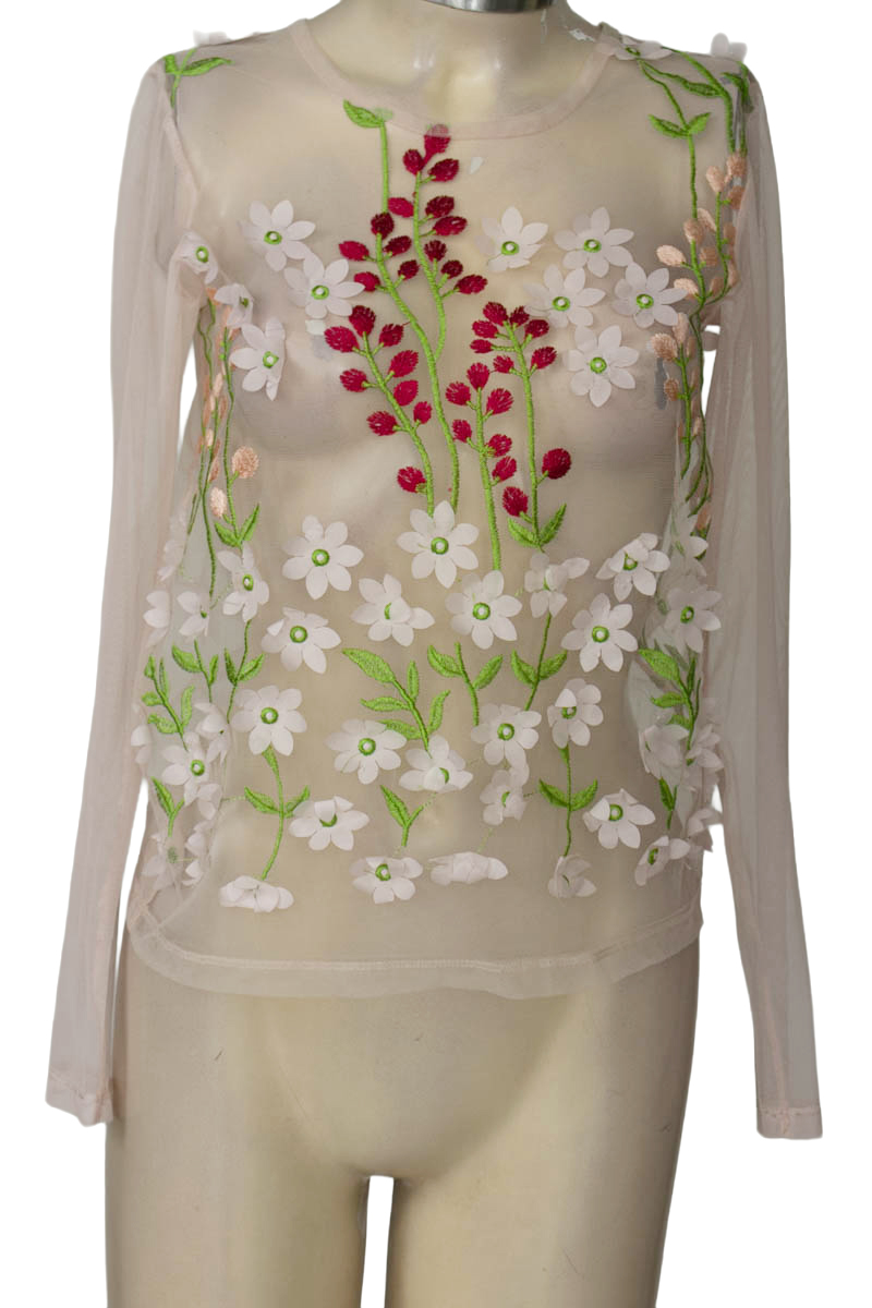 Top / Camiseta color Beige - Zara