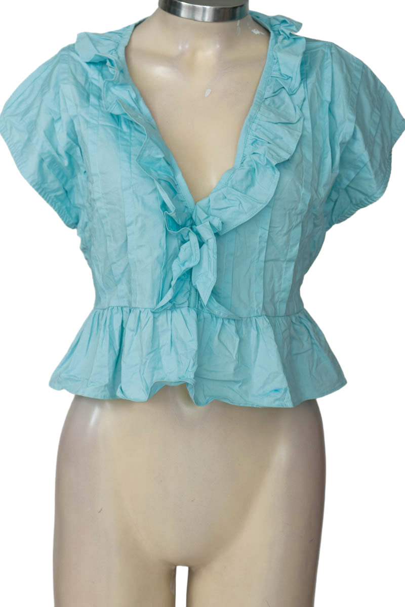 Top / Camiseta color Aguamarina - Free