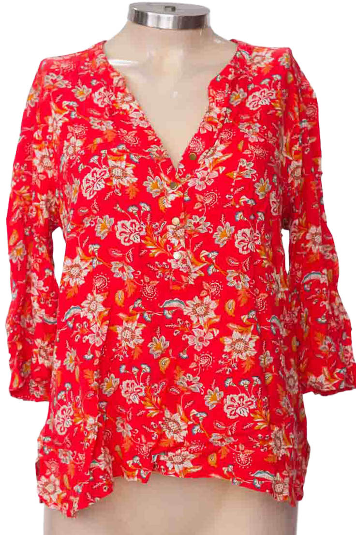 Blusa color Rojo - Elle