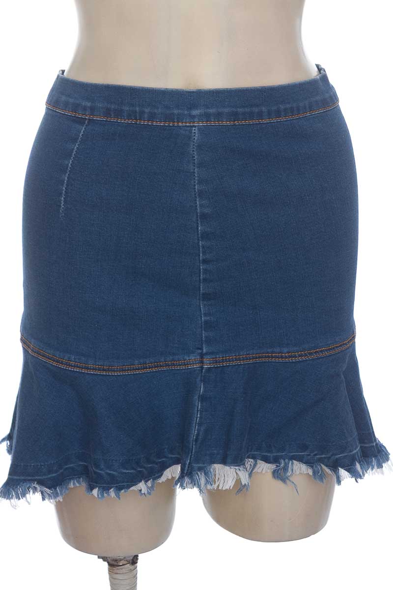 Falda color Azul - Stradivarius