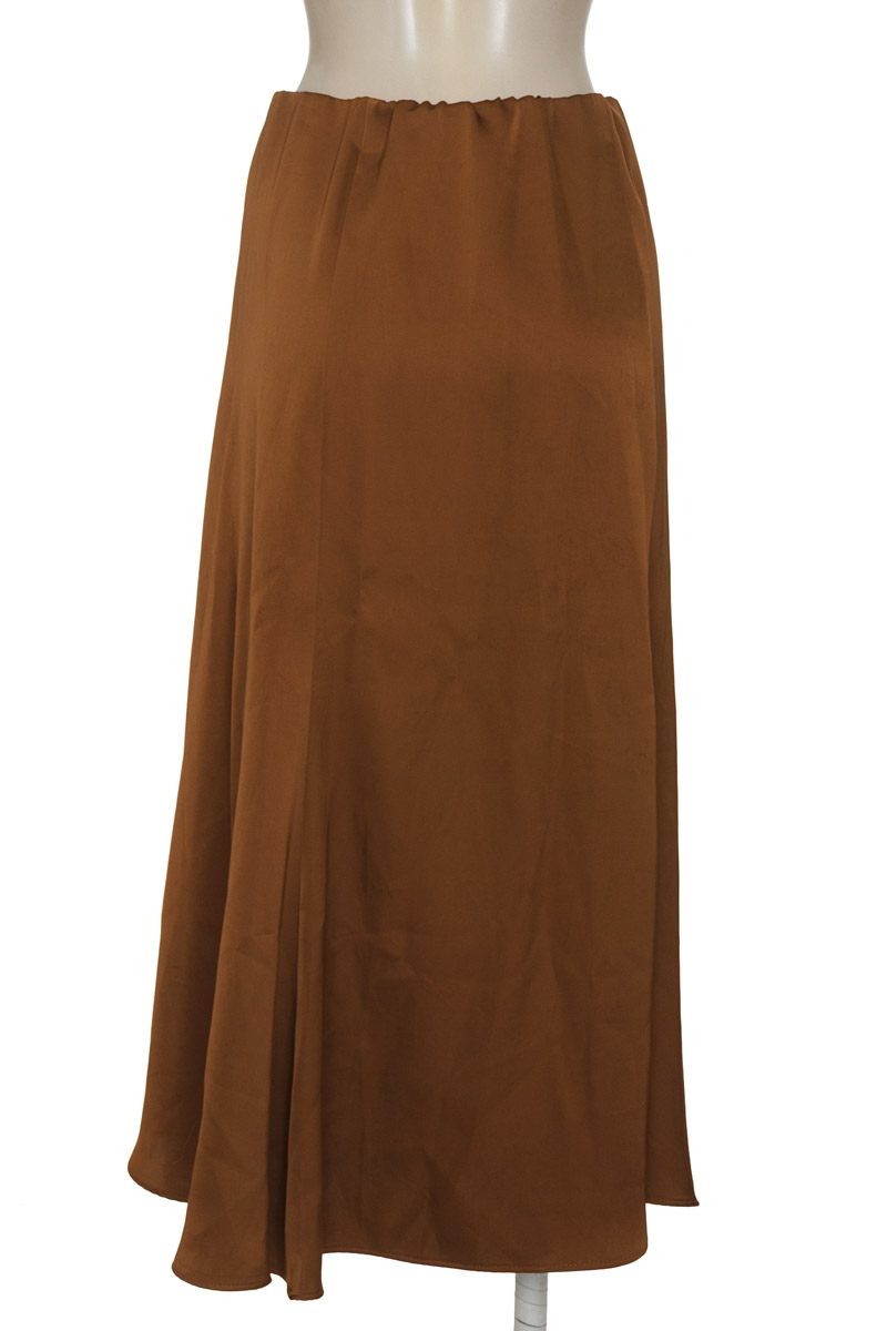 Falda color Café - Zara