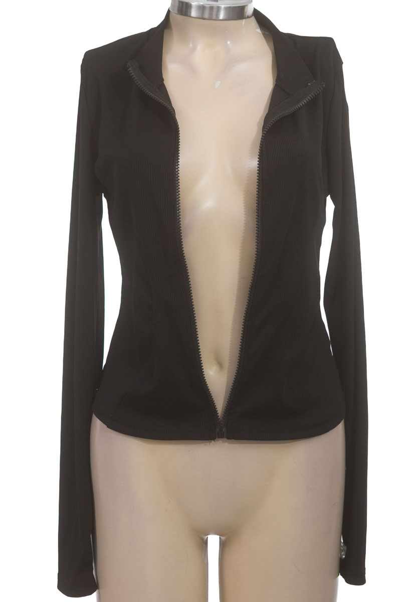 Chaqueta / Abrigo color Negro - Shein