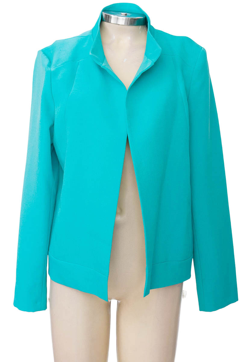 Chaqueta / Abrigo color Aguamarina - Diseño Francés