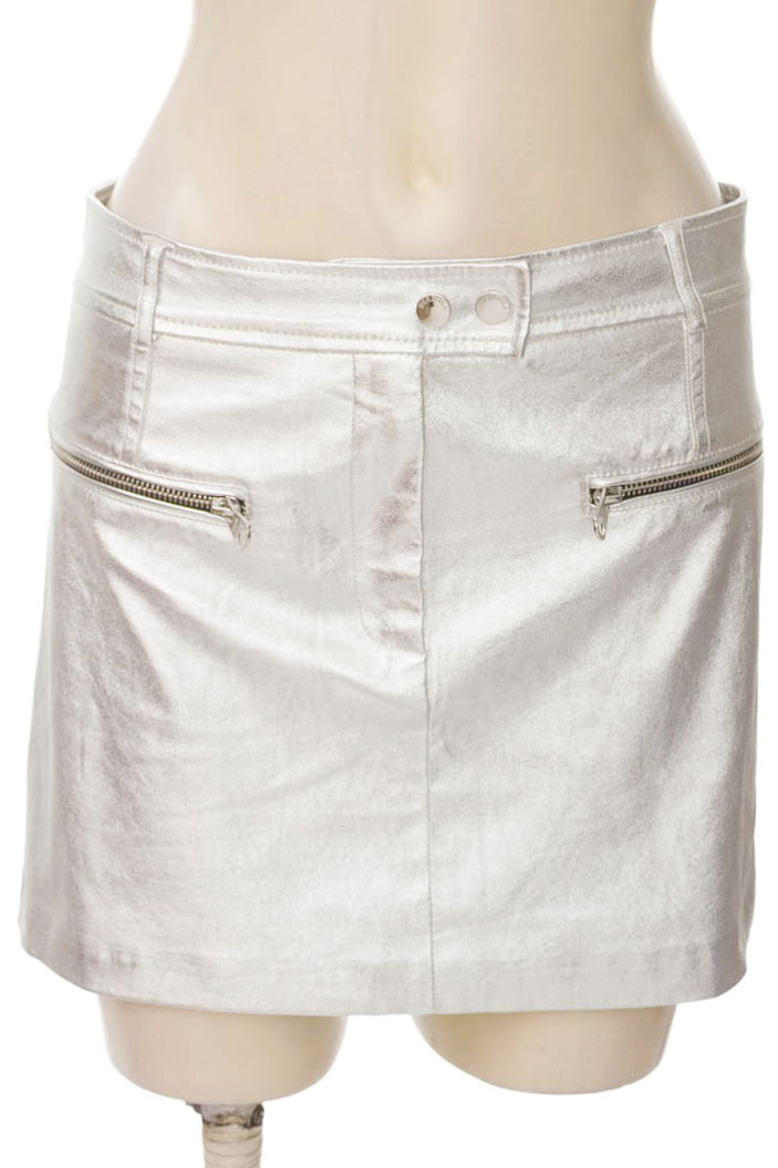 Falda color Plateado - Bershka