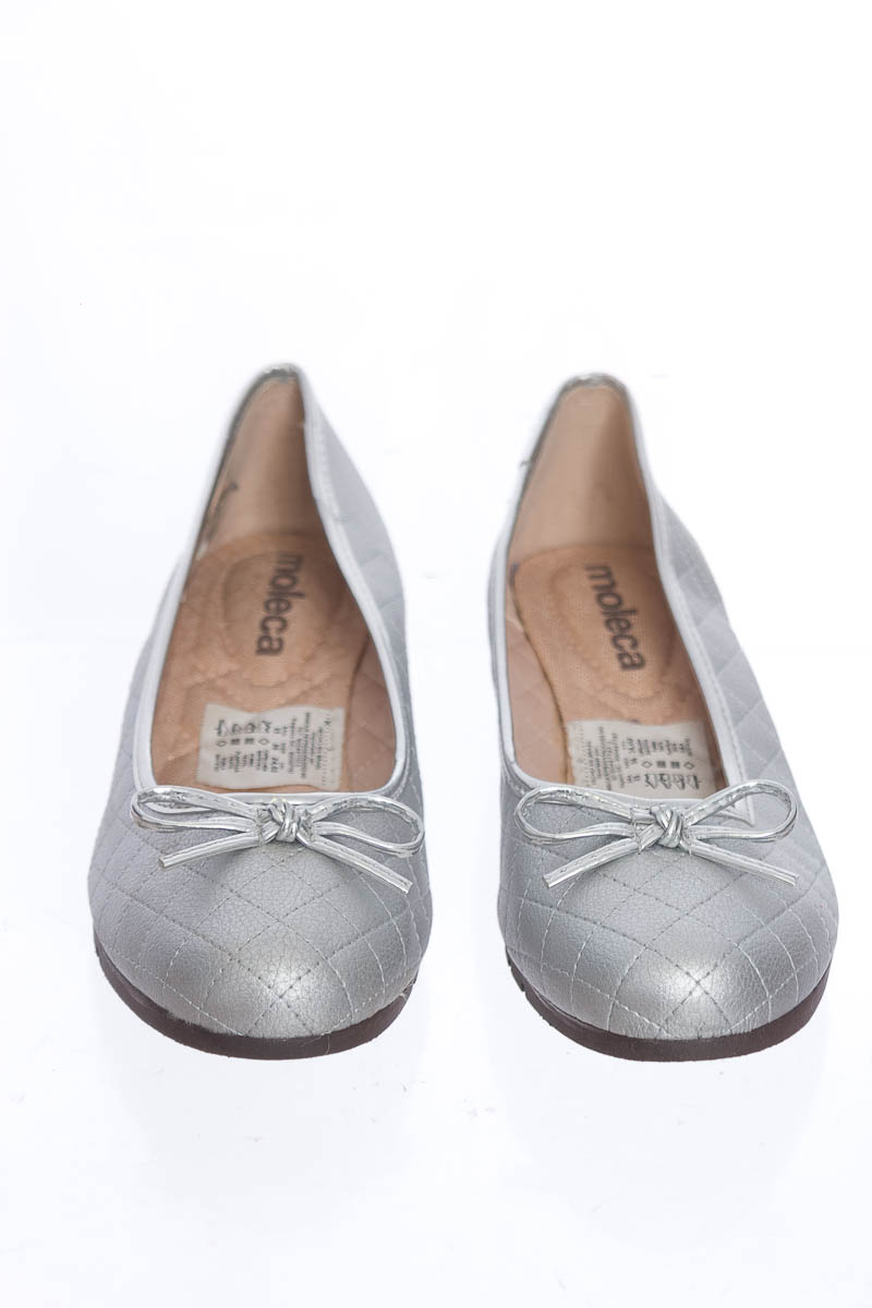 Zapatos color Plateado - Moleca