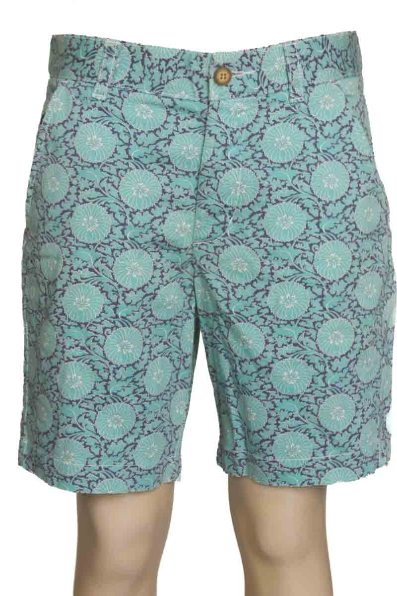 Bermuda - Pantaloneta color Azul - Onda de mar 