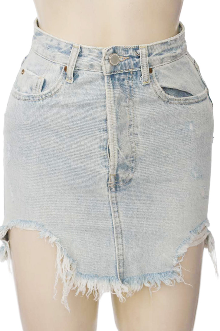 Falda color Azul - Stradivarius