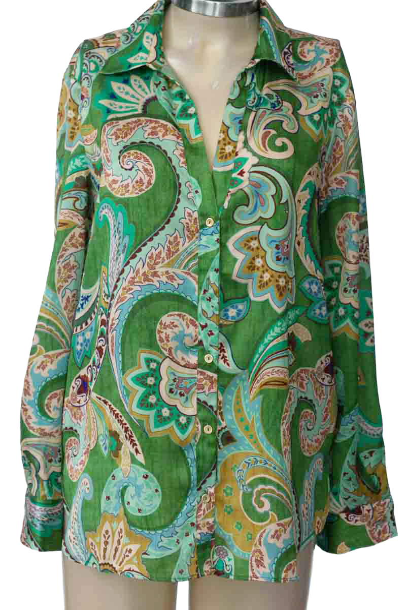 Blusa color Verde - Zara