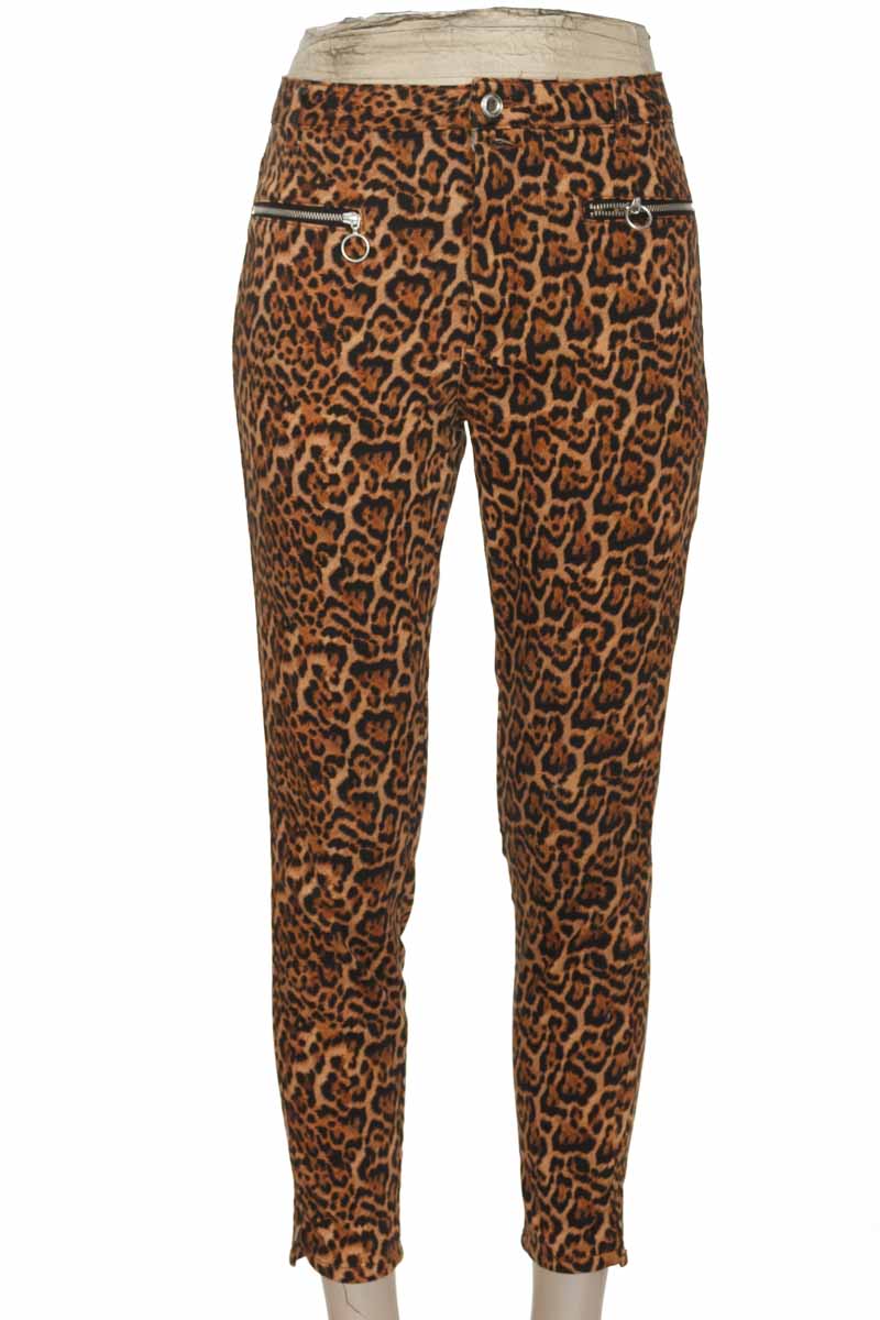 Pantalones color Estampado - Zara