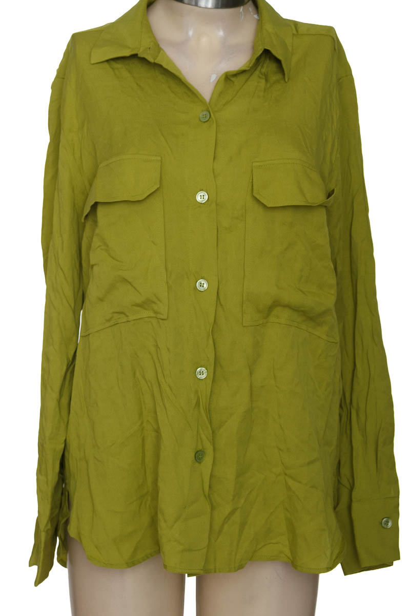 Blusa color Verde - Zara