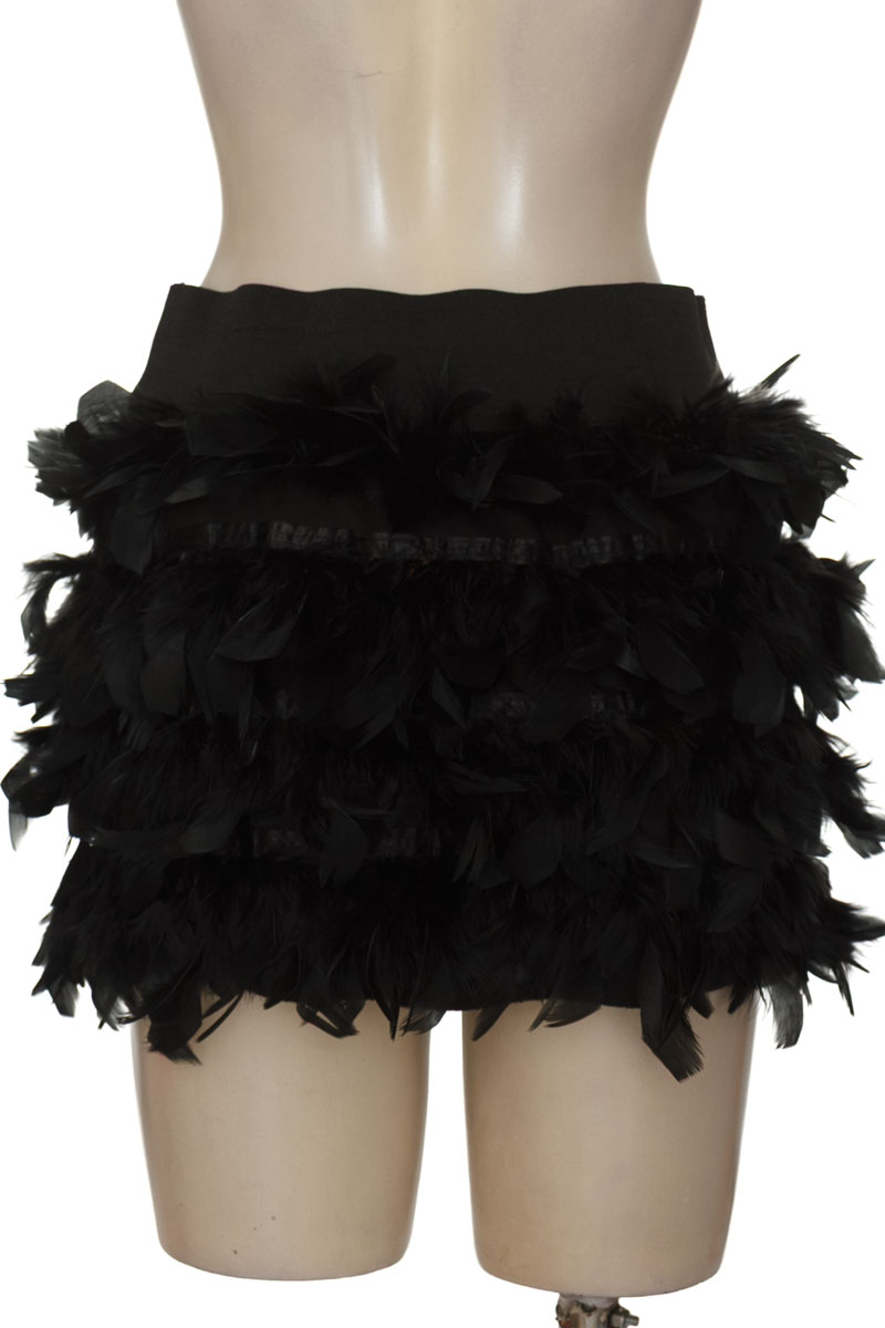 Falda color Negro - Stradivarius
