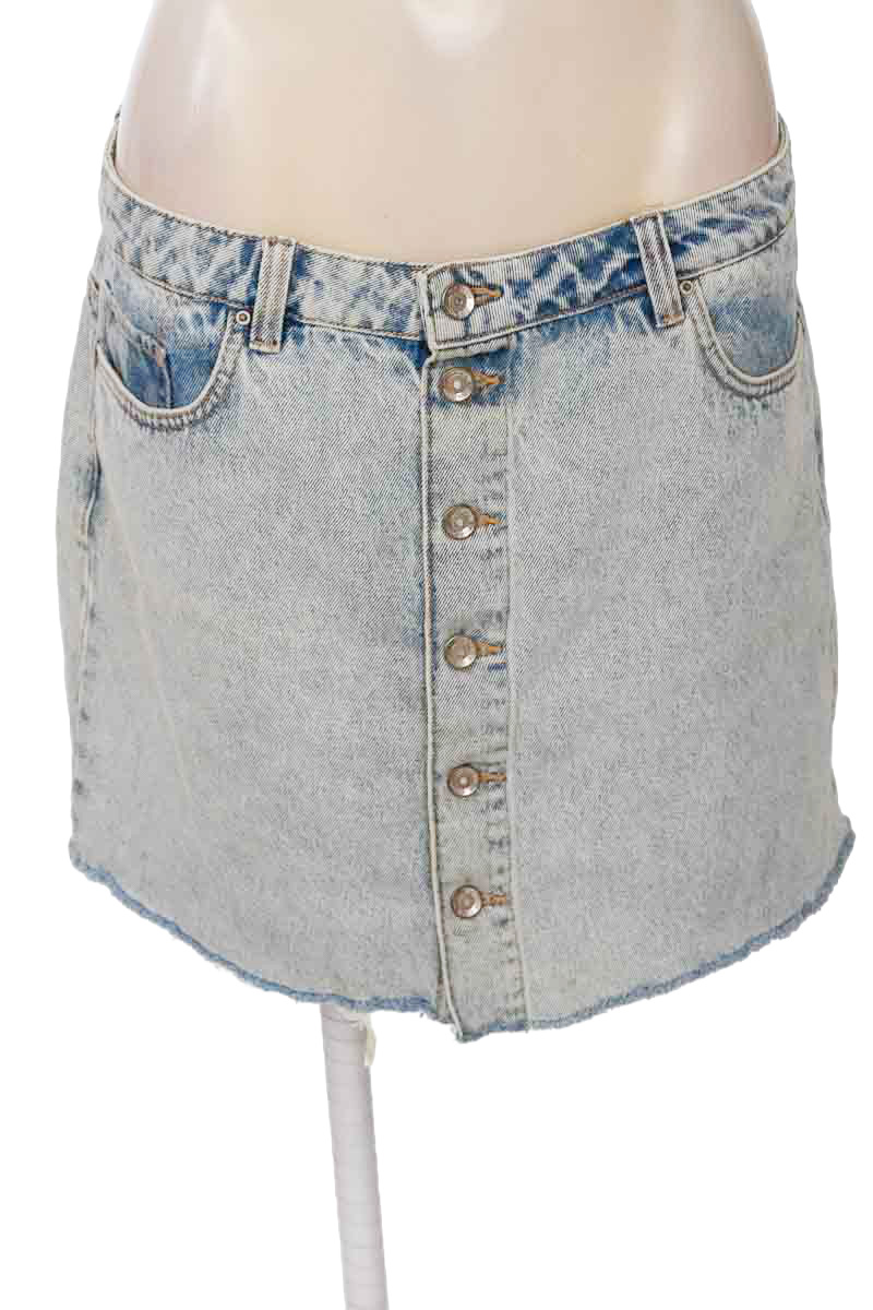 Falda color Azul - Zara