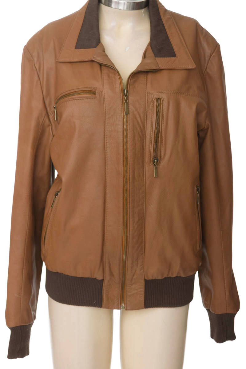 Chaqueta / Abrigo color Café - Colombian Leather