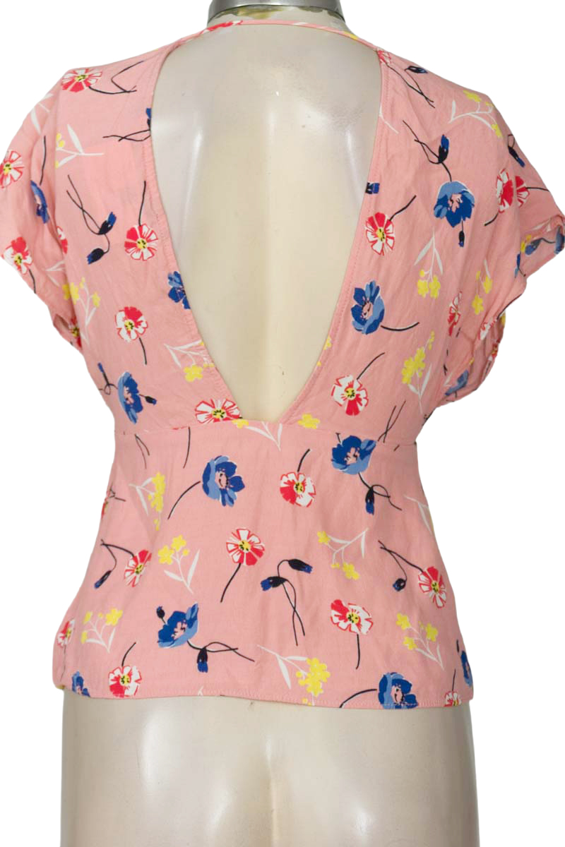 Top / Camiseta color Rosado - Zara