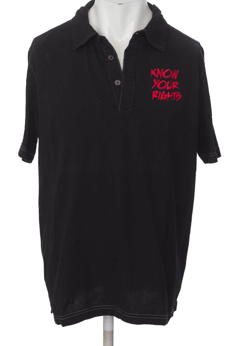 Polo color Negro - Canvas