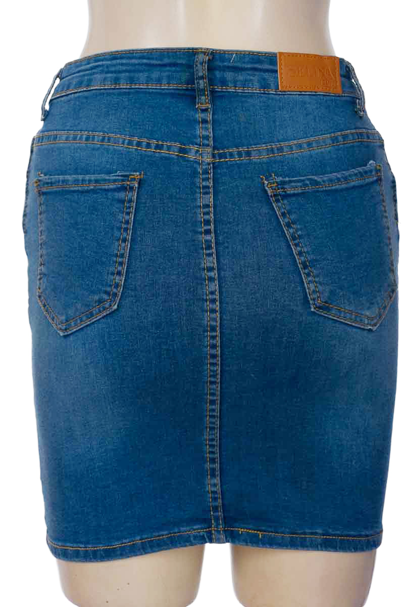 Falda color Azul - Selina