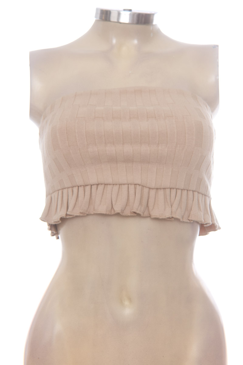 Top / Camiseta color Beige - Zara