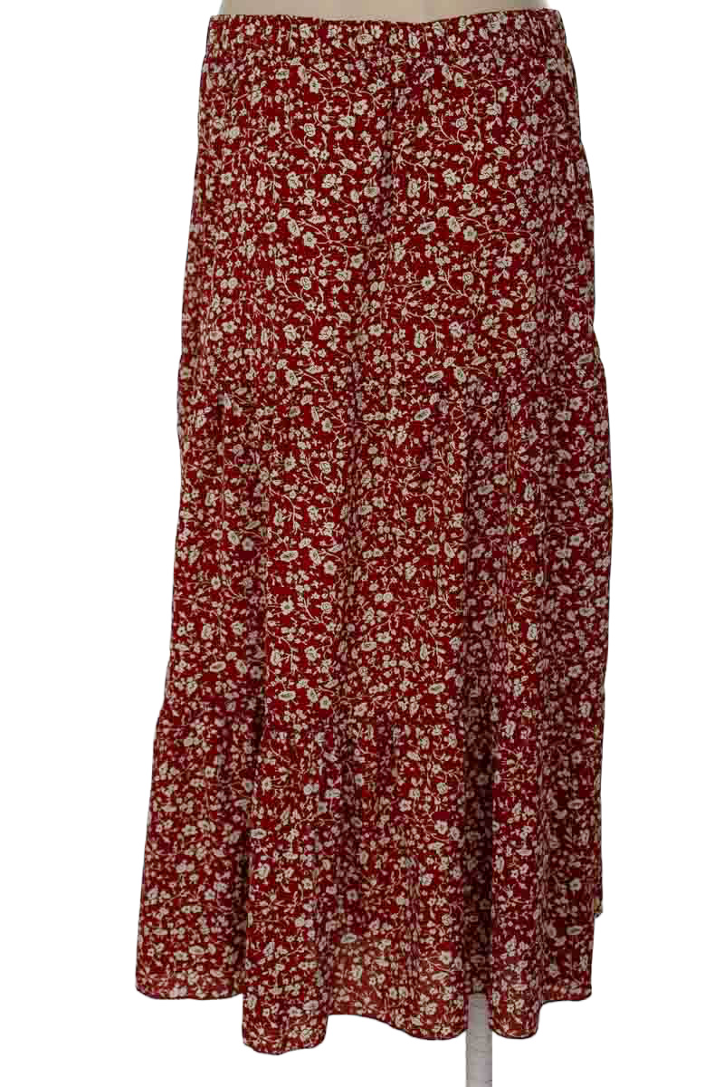 Falda color Vinotinto - Shein