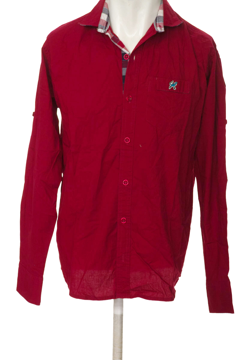 Camisa color Vinotinto - Petro Azul