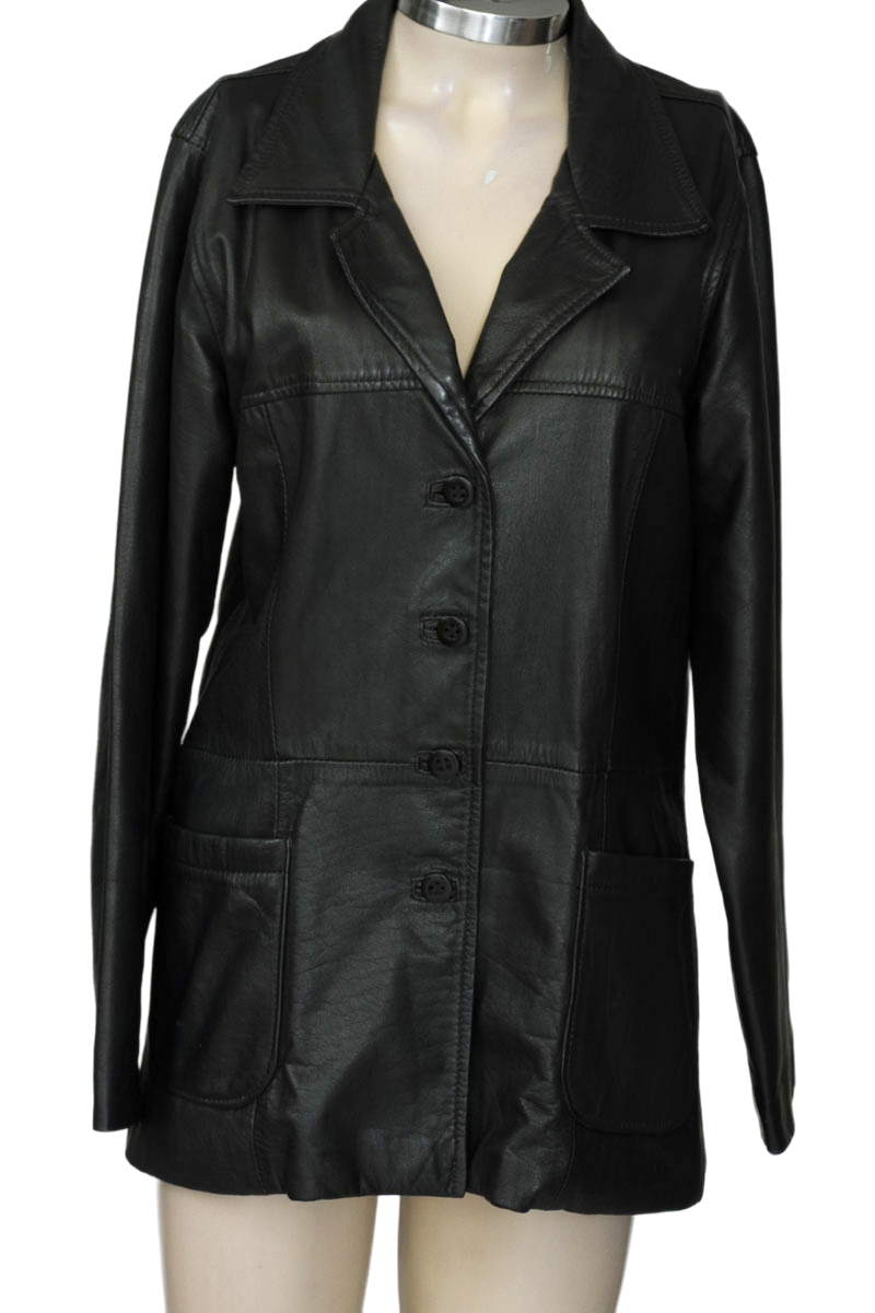 Chaqueta / Abrigo color Negro - Sisley