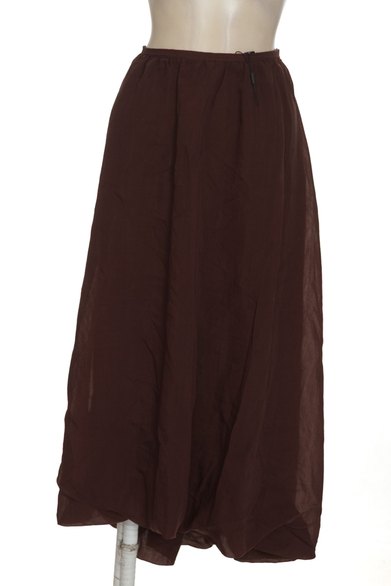 Falda color Café - Massimo Dutti