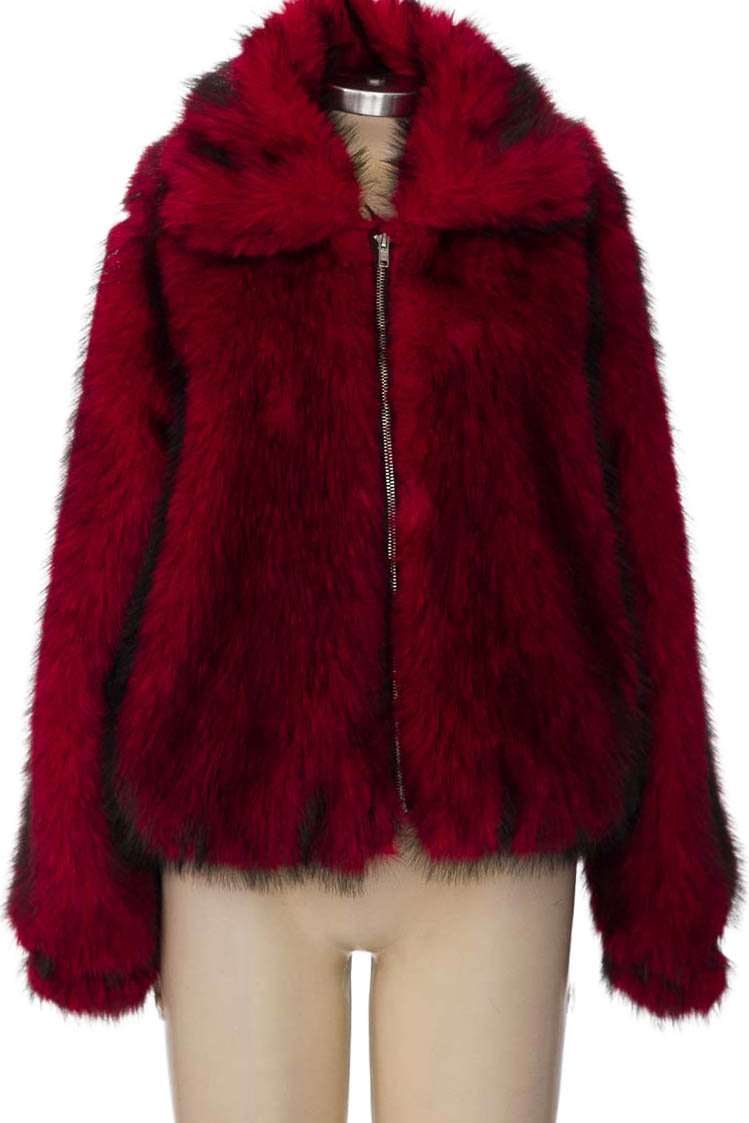 Chaqueta / Abrigo color Rojo - Shein