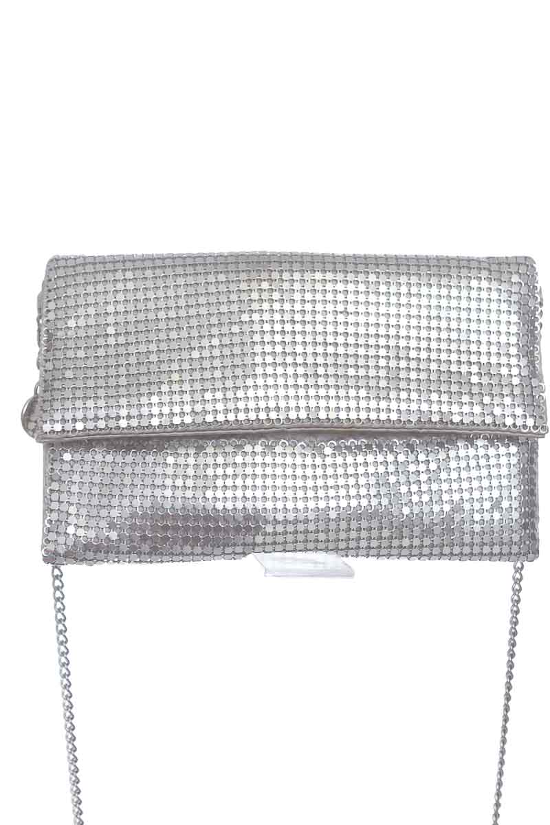 Cartera / Bolso / Monedero color Plateado - Studio F
