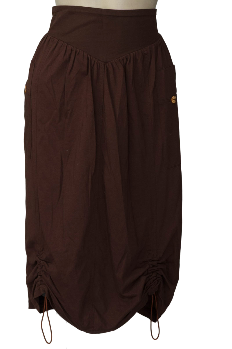 Falda color Café - Zara