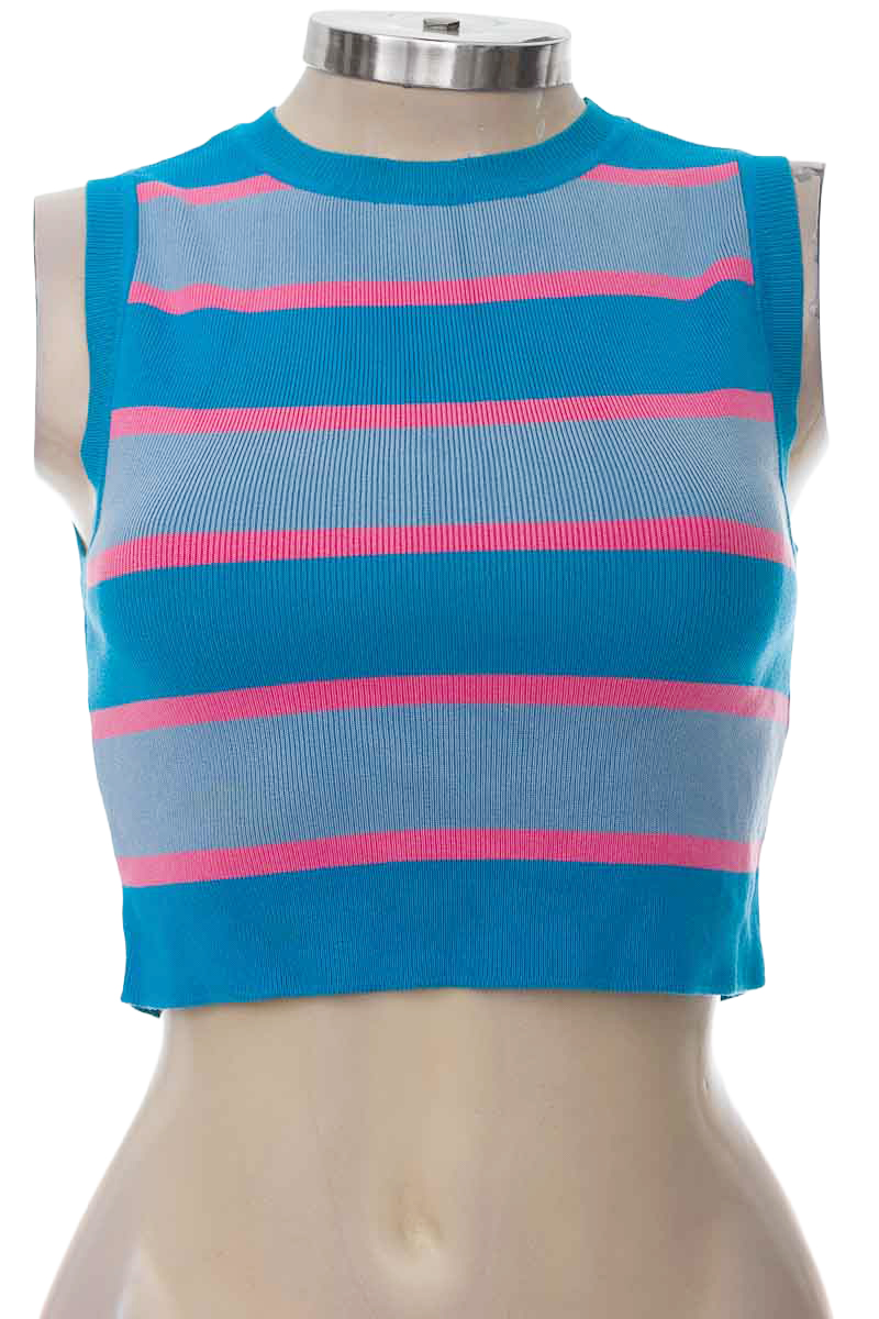 Top / Camiseta color Azul - Zara