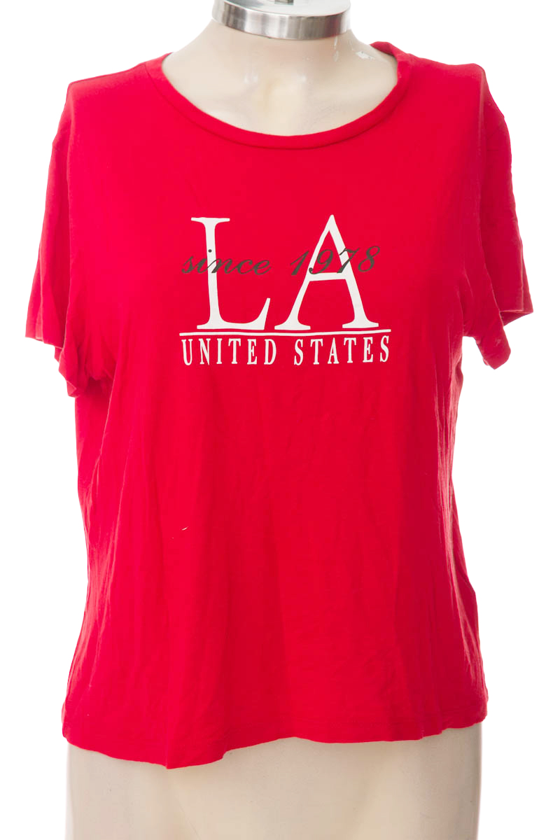 Top / Camiseta color Rojo - Divided by H&M