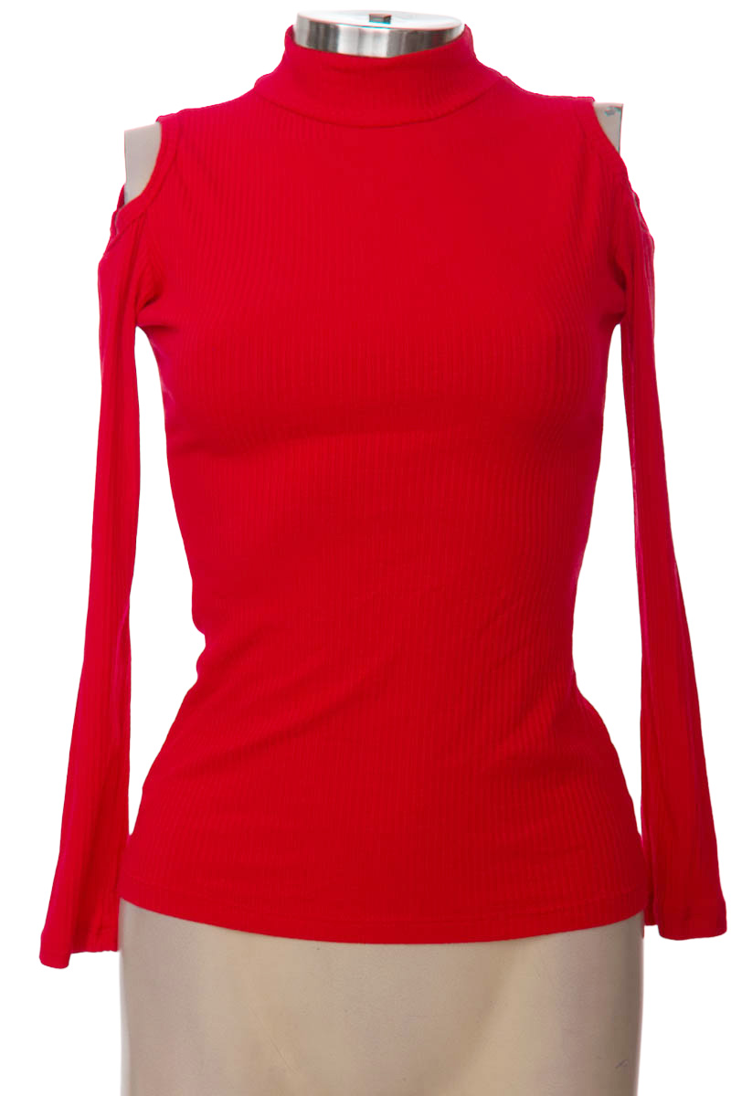 Top / Camiseta color Rojo - Pink Flowers
