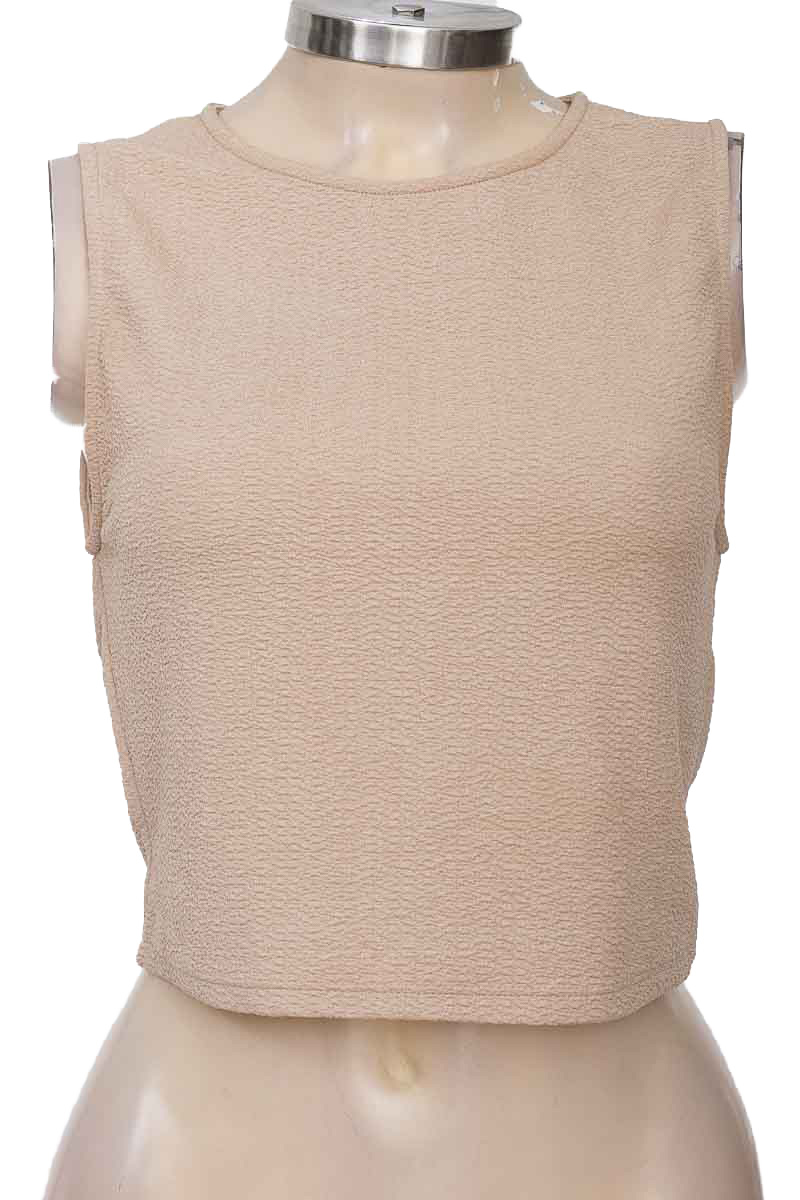 Top / Camiseta color Beige - Zara