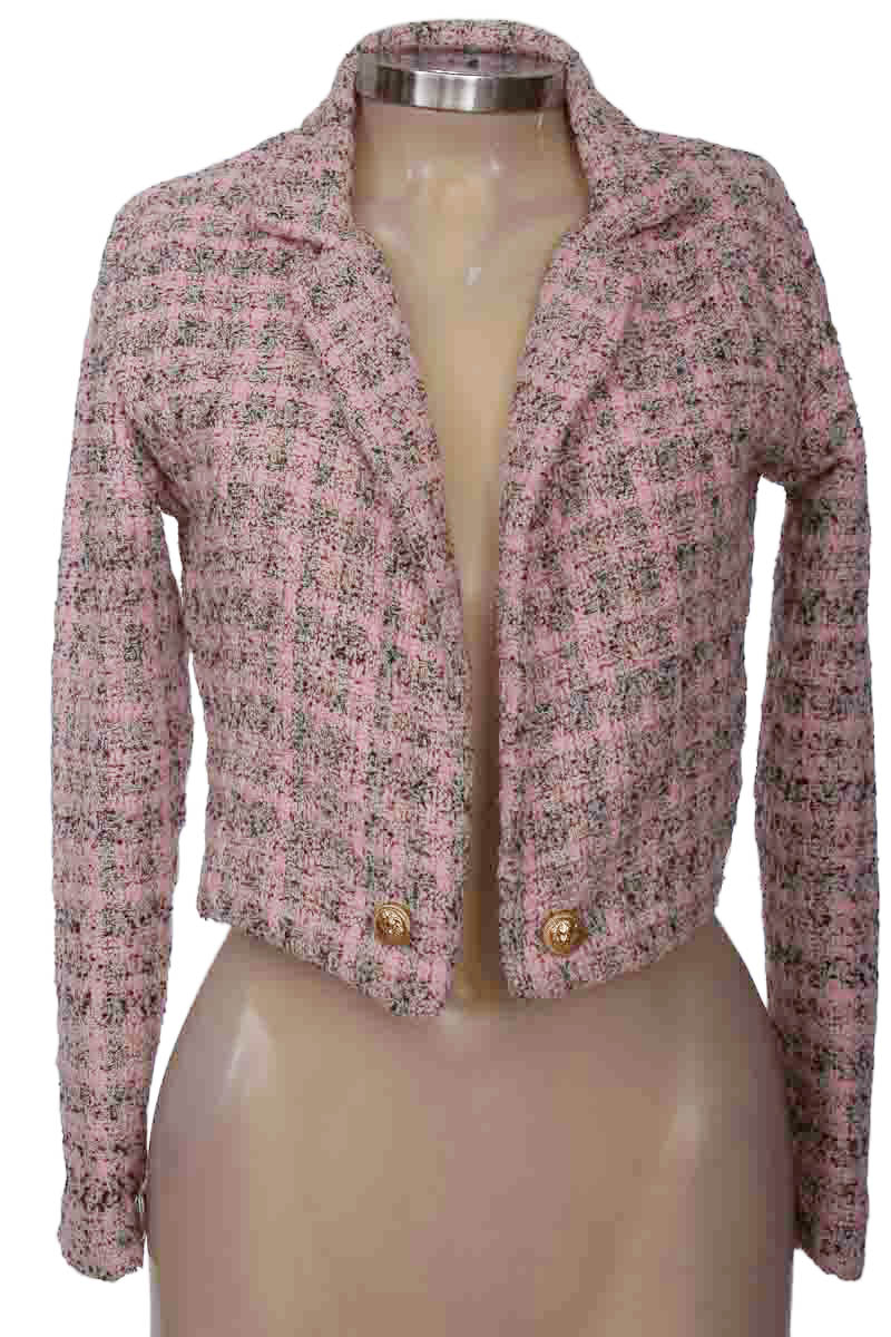 Chaqueta / Abrigo color Rosado - Pink Rose