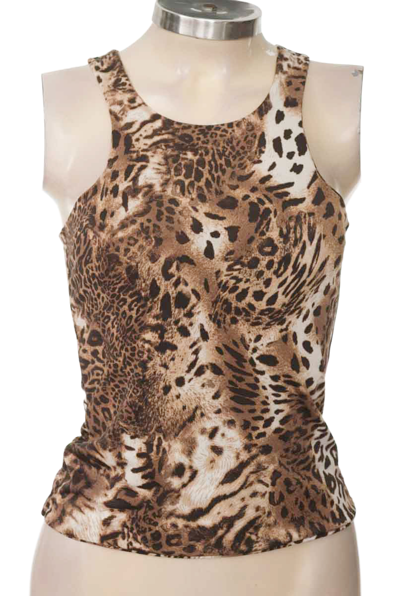 Top / Camiseta color Café - Zone Fashion