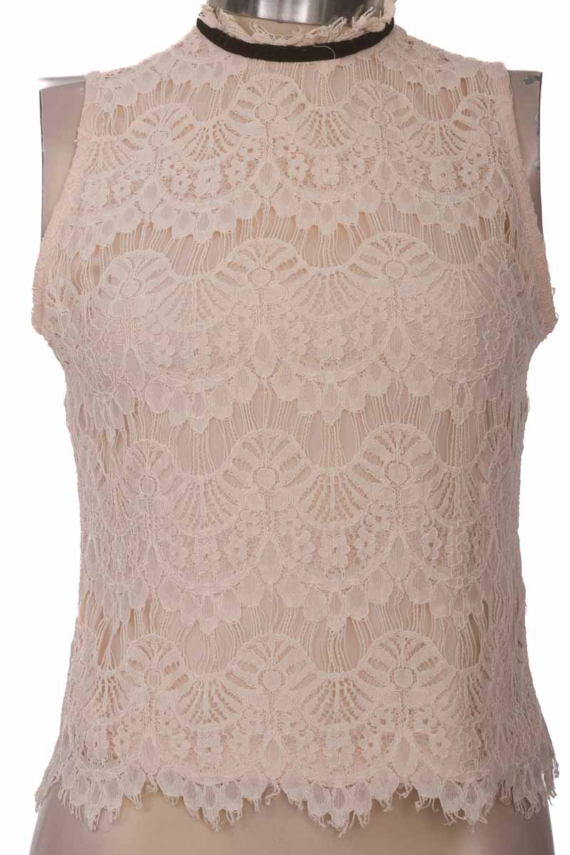 Top / Camiseta color Beige - NAF NAF