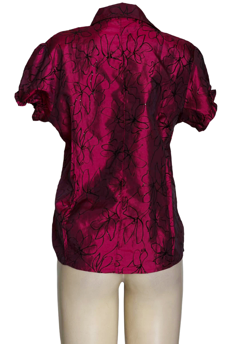 Blusa color Vinotinto - Carolina Endara