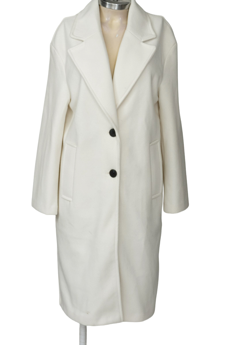 Chaqueta / Abrigo color Blanco - Bershka