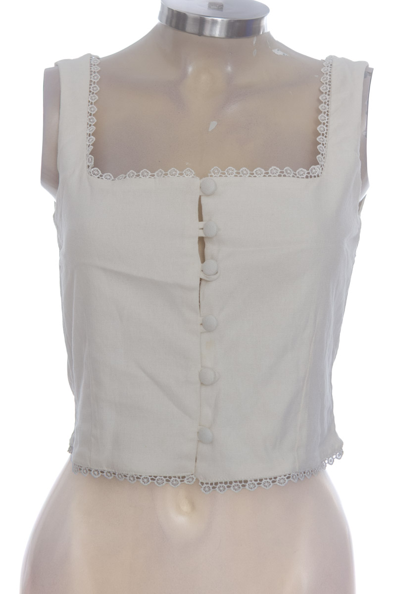 Top / Camiseta color Beige - Femme