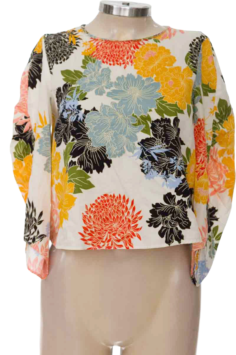 Blusa color Estampado - Zara